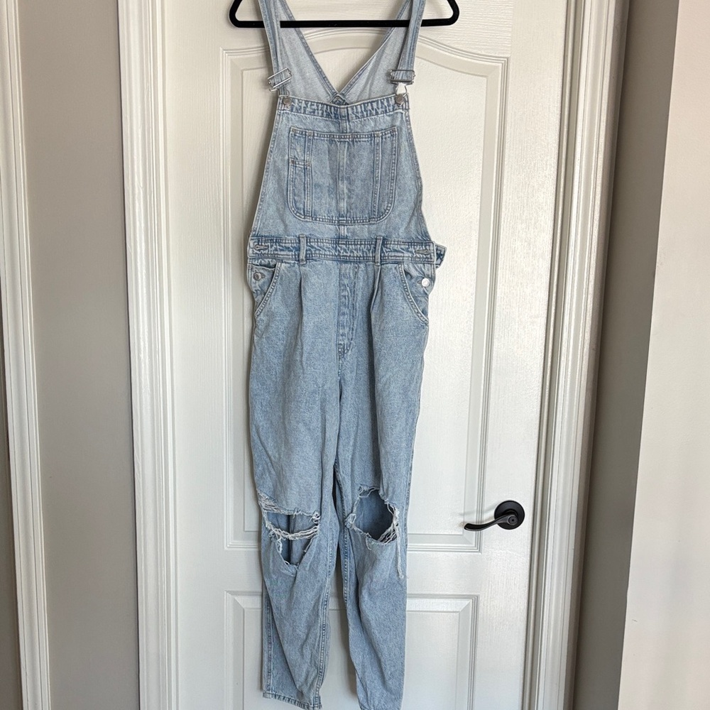 Light Blue Denim Overalls H&M &denim